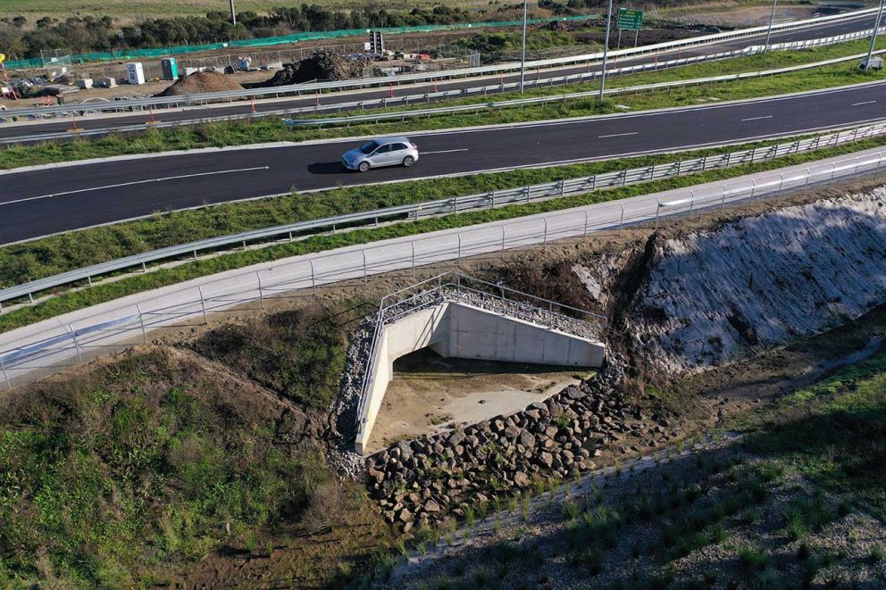 Healesville-Koo Wee Rup Road June 2024 construction image