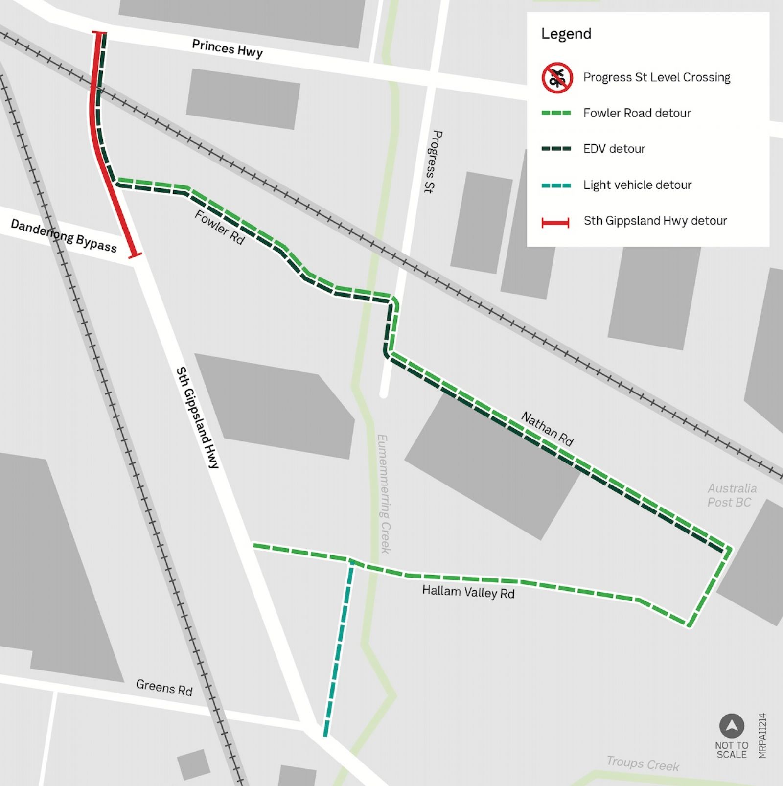 Stage 3 - South Gippsland Highway intersection works