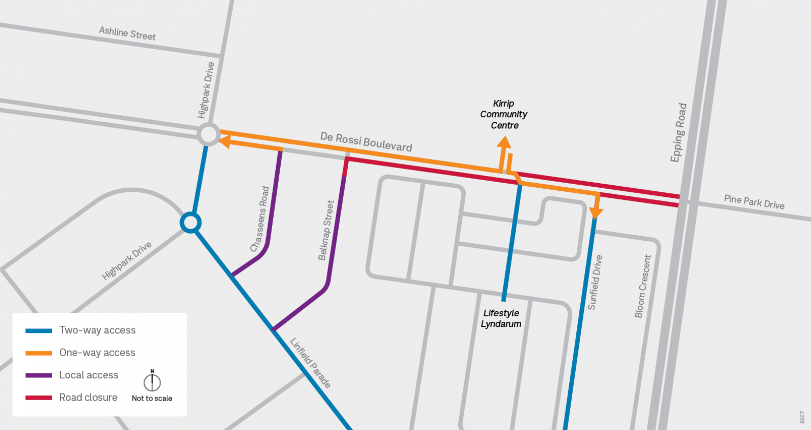 De Rossi Boulevard Stage 3 map