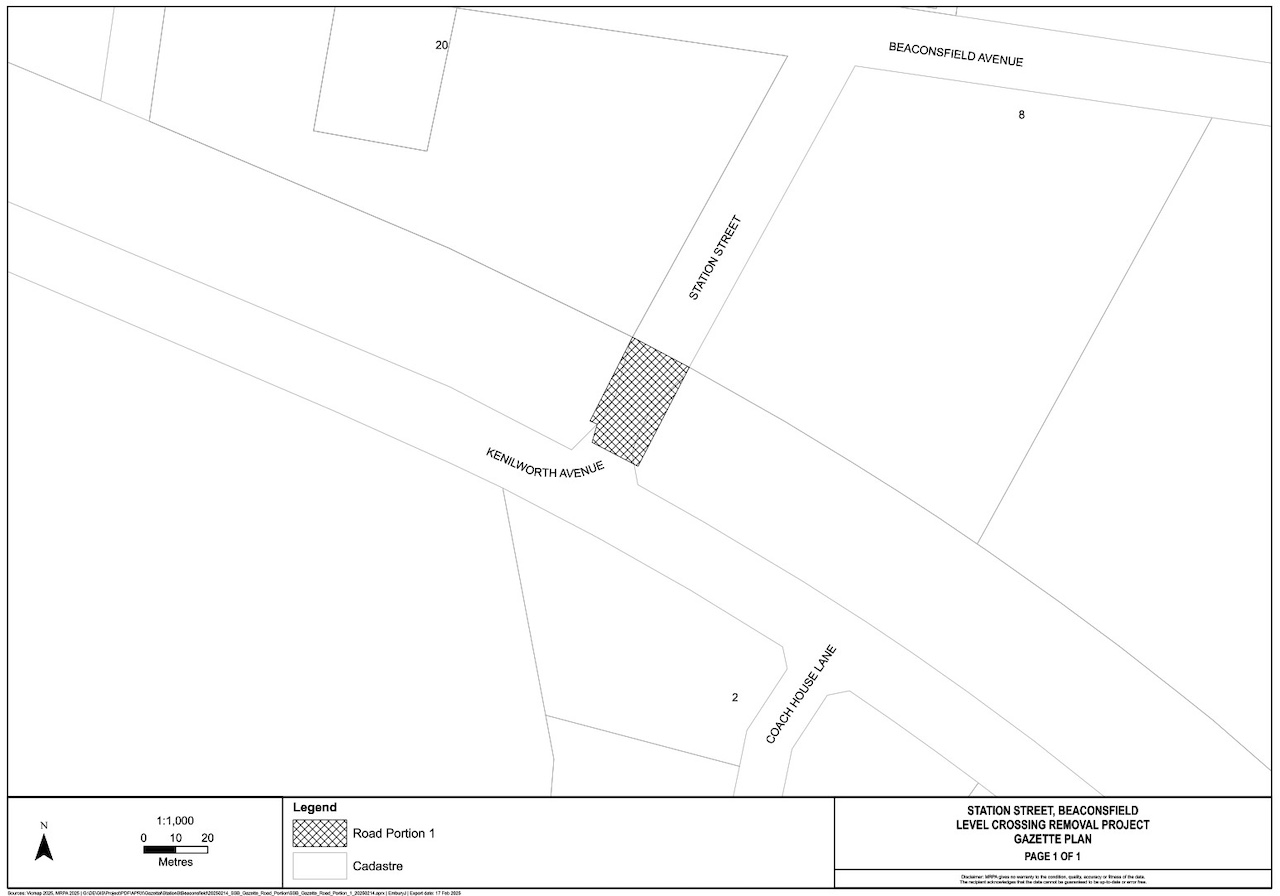 Section 186F Road Closure Notice