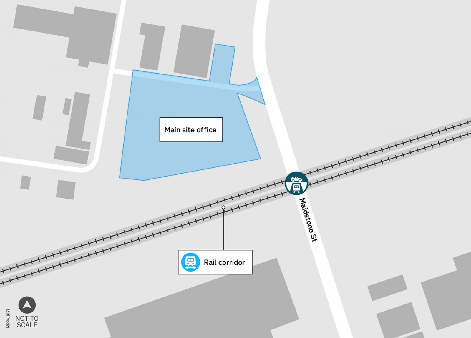 Maidstone Street, Altona Site Establishment Map