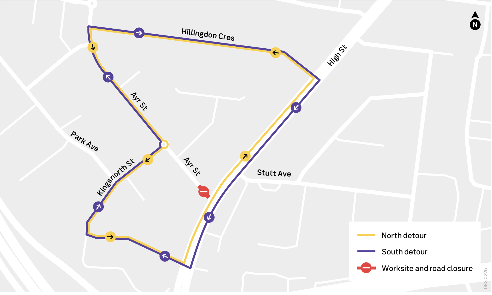 Doncaster Road map of works