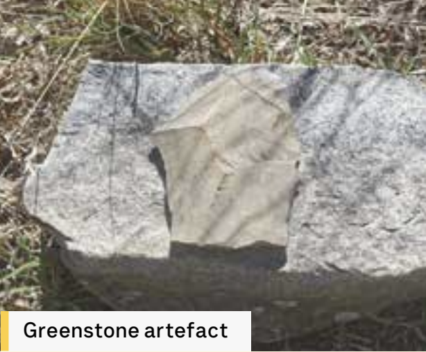 Greenstone artefact