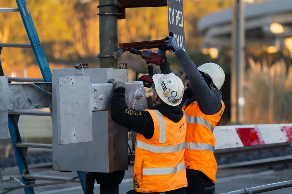 Removing the redundant boom gate infrastructure at Station Street