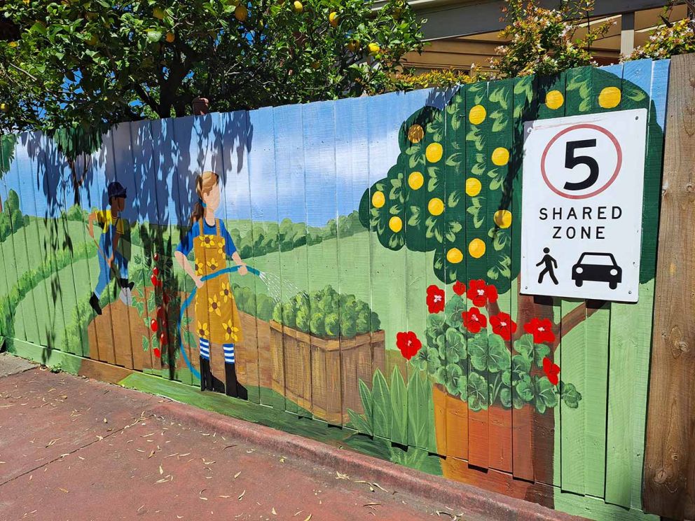 Fence-mural-completed_NECF_Recipient_Rosanna-Fire-Station-Community-House