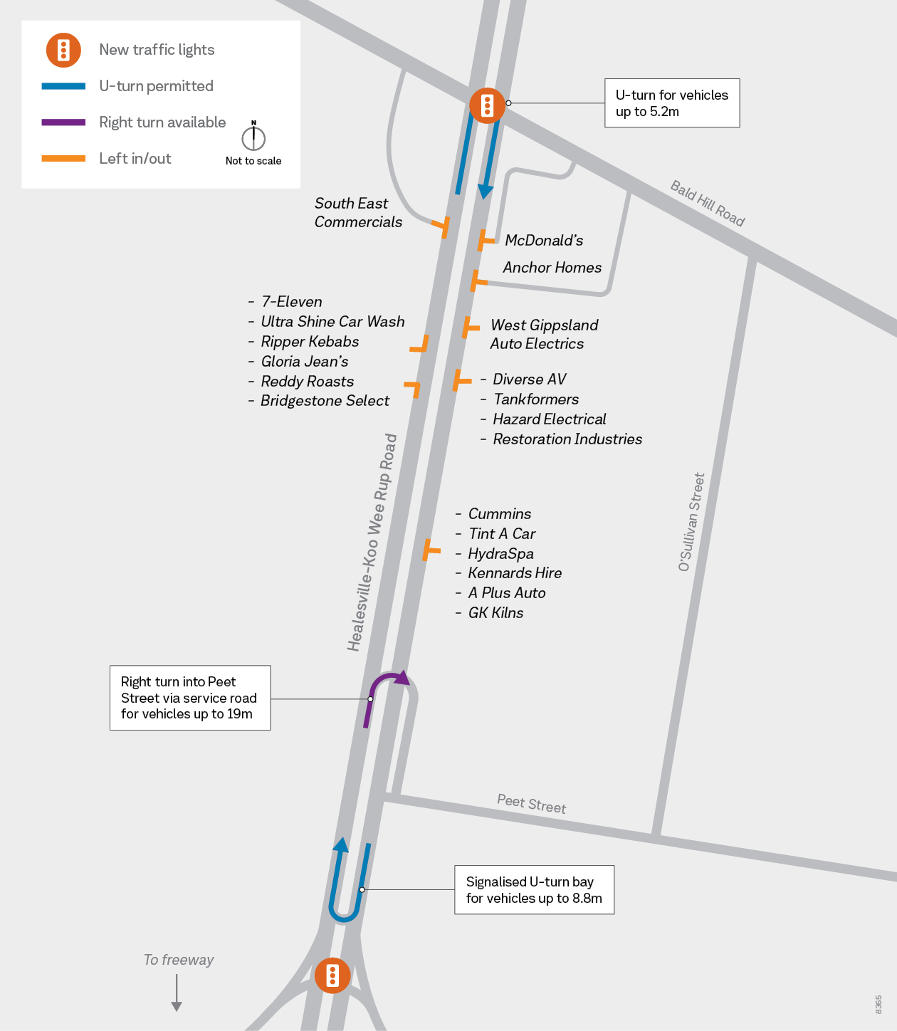 Healesville_Koo_Wee_Rup_Rd_Traffic_Change_Map