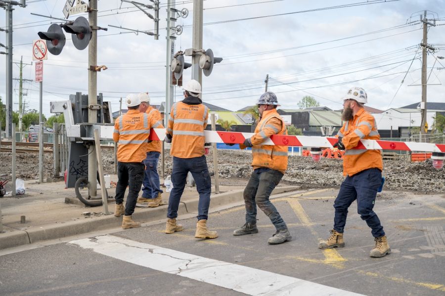 Webster Street Boom gate removal