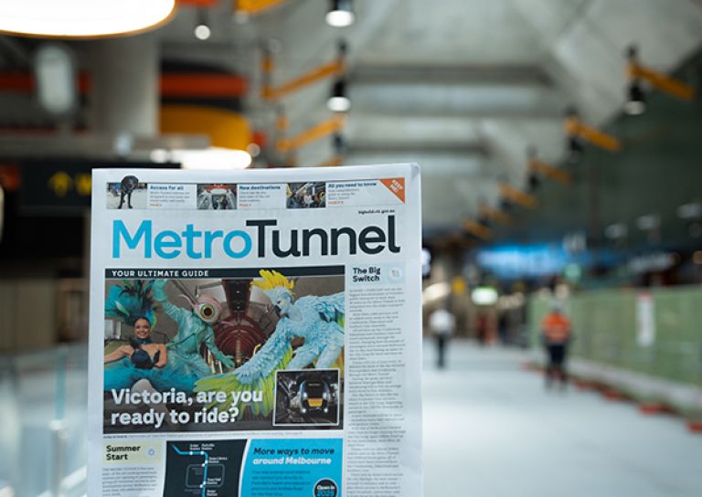 The Metro Tunnel newspaper