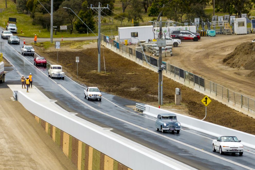 Watsons Rd bridge opening
