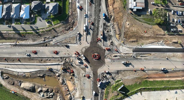 Thompsons Road and Berwick-Cranbourne Road Intersection Upgrade progress July 2026