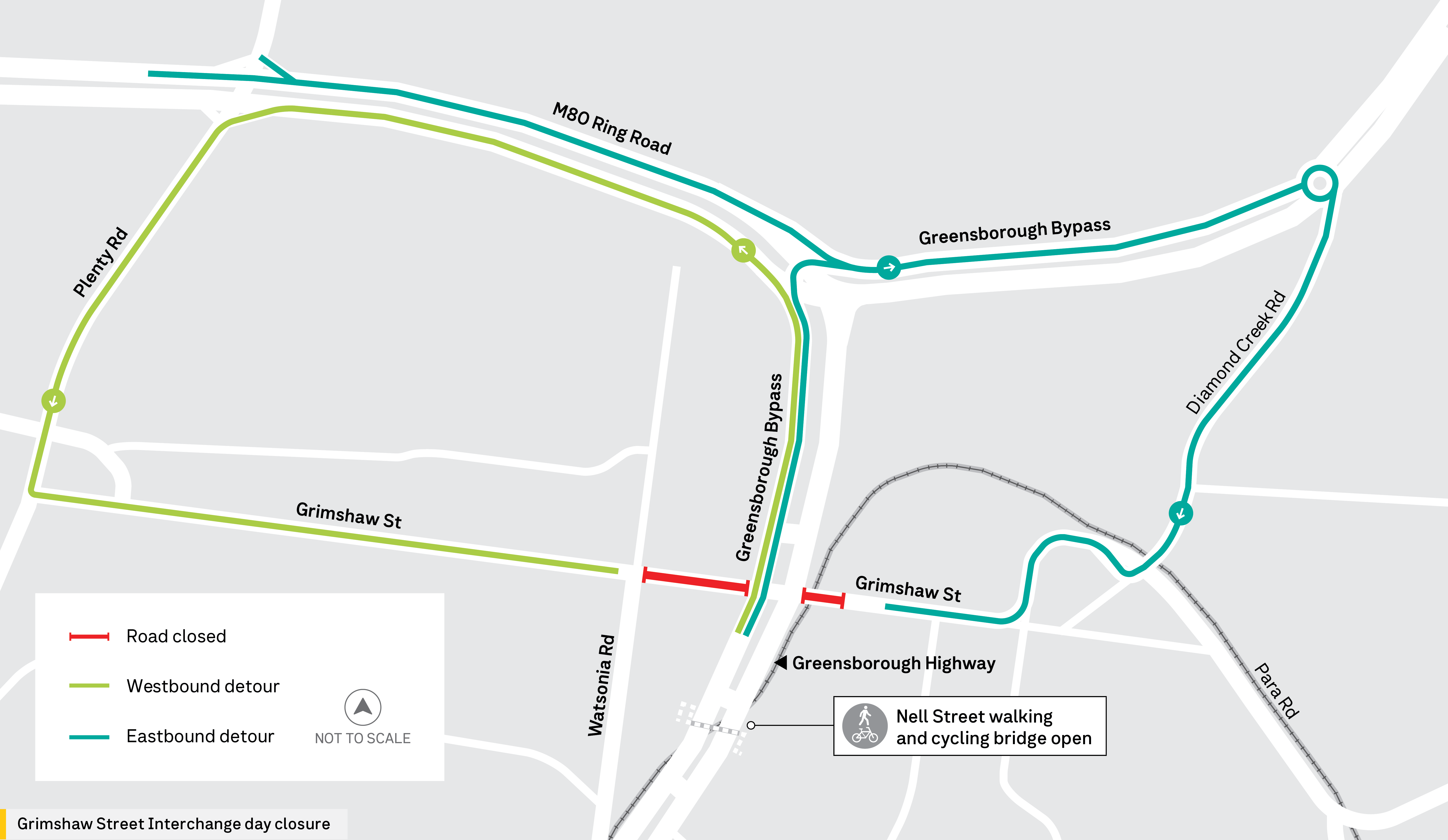Detour map