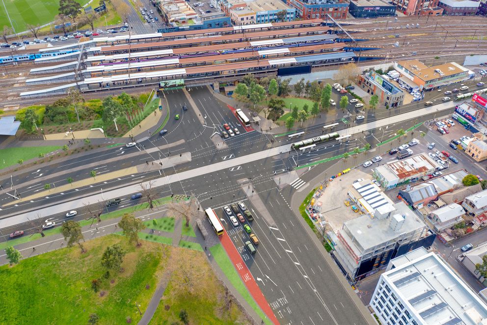 Before and after images Victoria’s Big Build