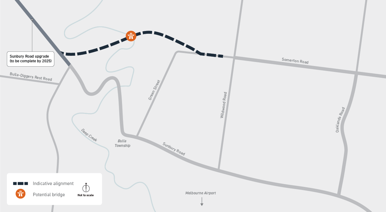 Bulla Bypass project overview map