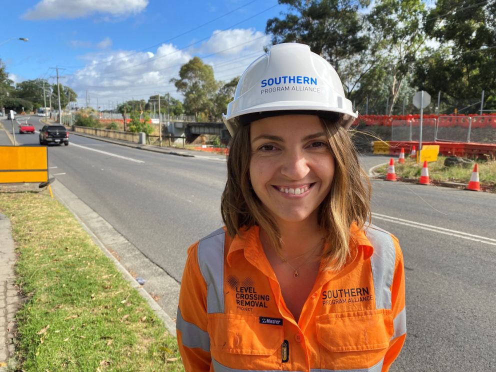 Aleks, one of the engineers on our Hurstbridge project.