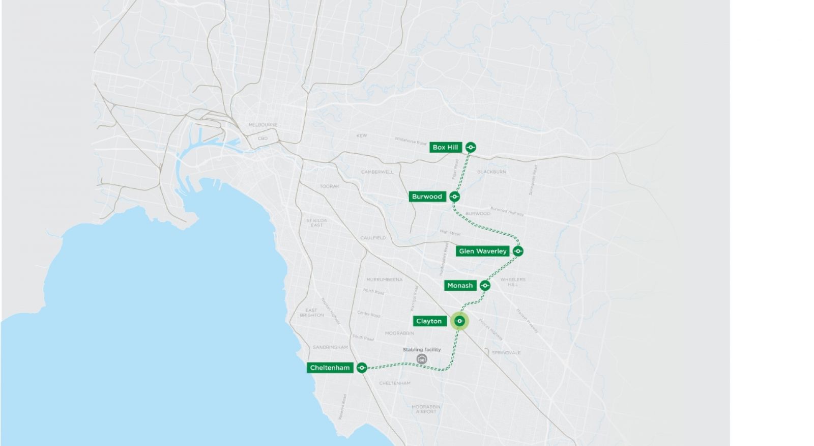 Phase 3 engagement - SRL East map