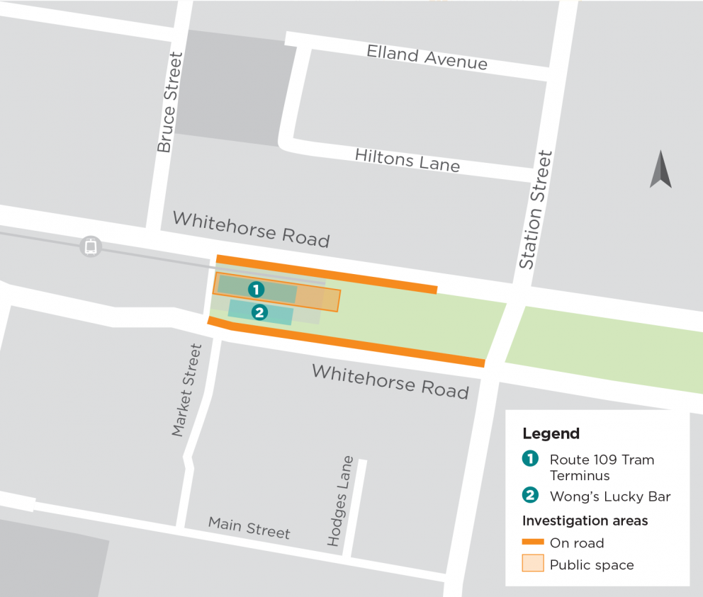 Whitehorse Road, Box Hill Site investigations Victoria’s Big Build