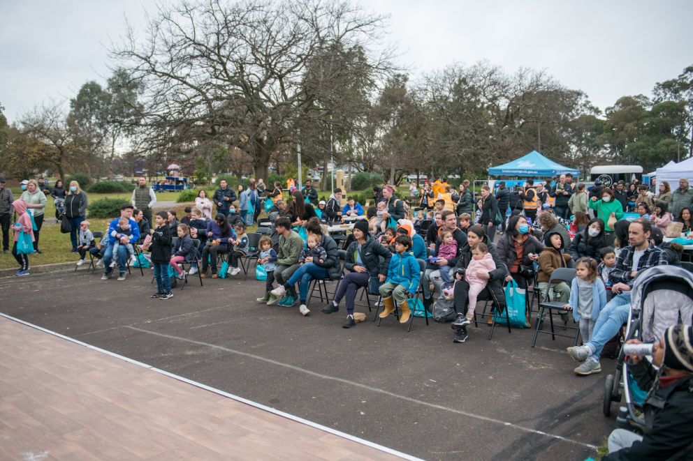 Over 700 community members turned out to celebrate