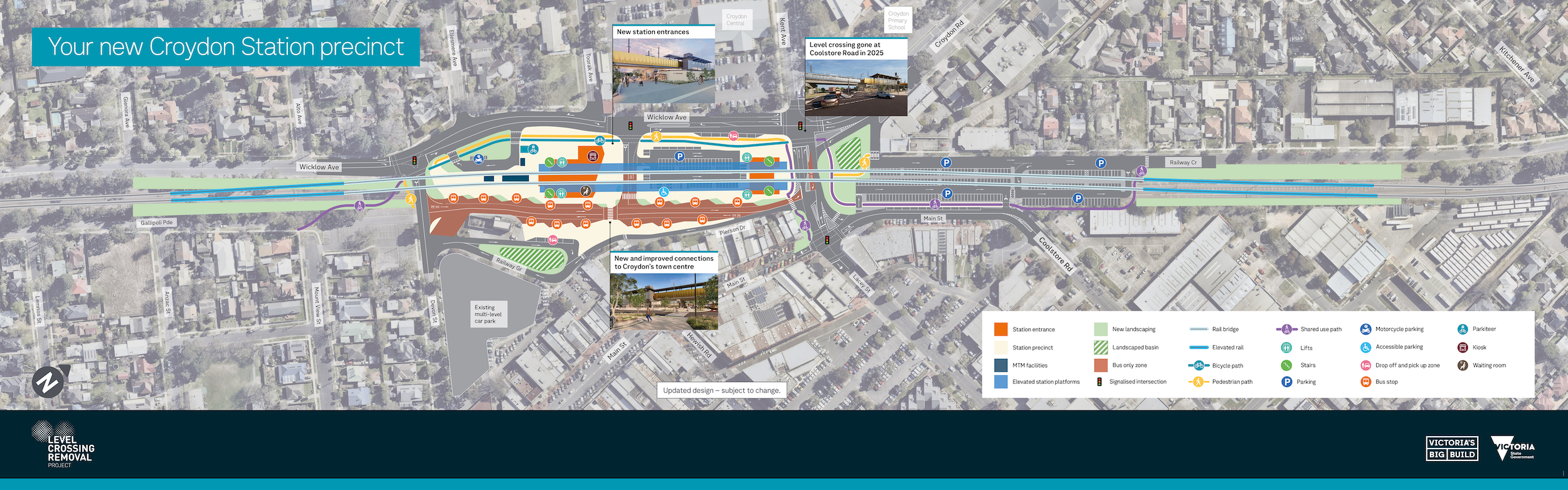 New Croydon Station precinct roll plot