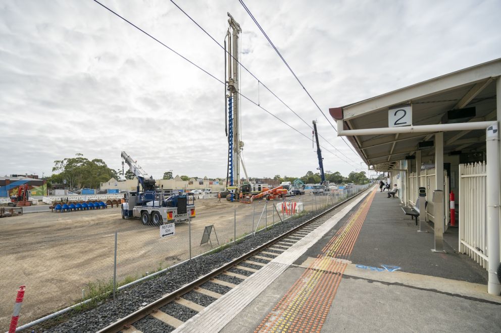 Webb Street piling works March 2023 Victoria’s Big Build Webb Street piling works March 2023 Victoria’s Big Build