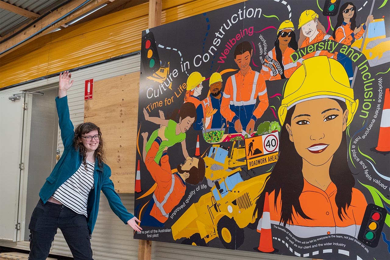 Mural competition and Ms Weston