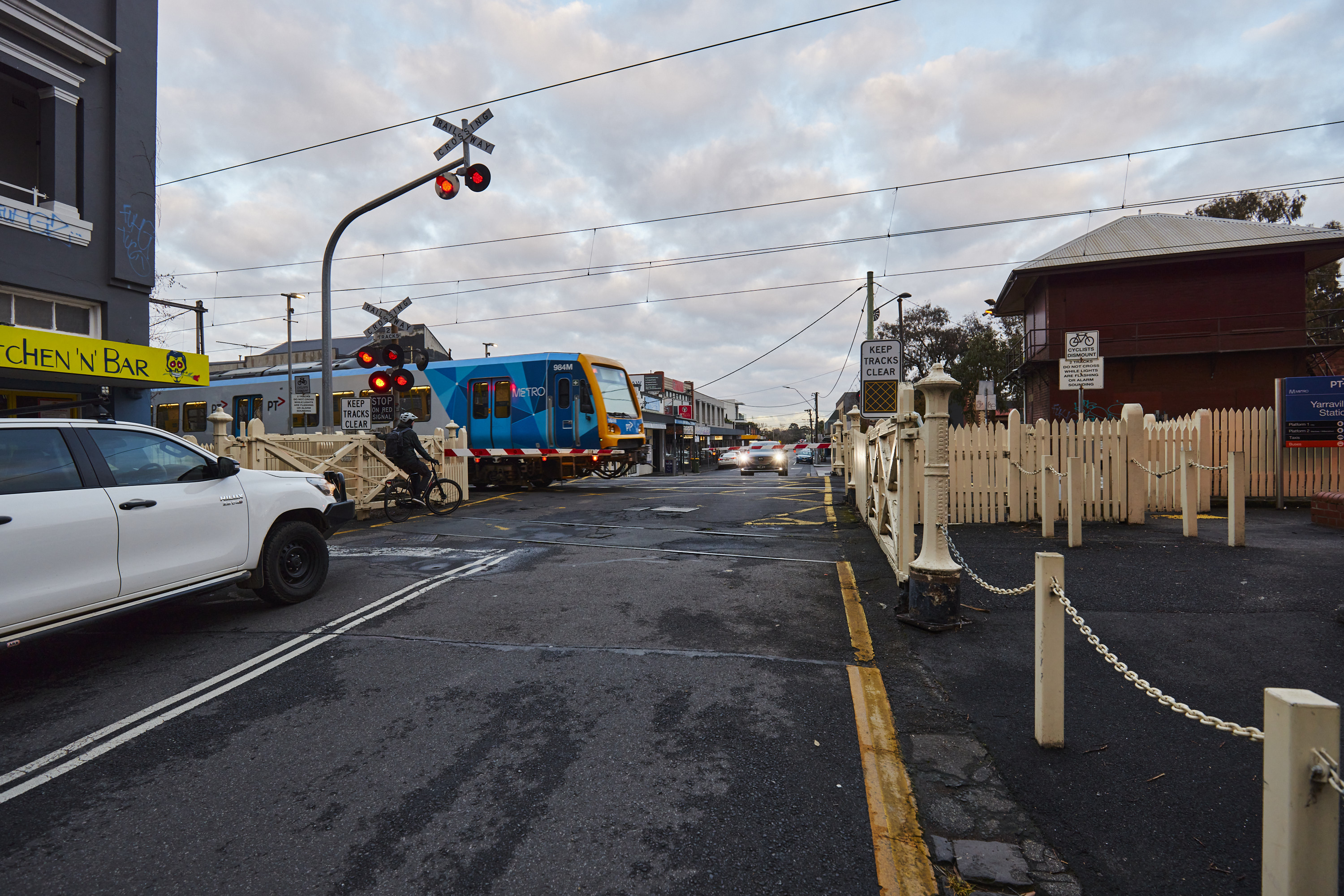 Anderson Street, Yarraville level crossing