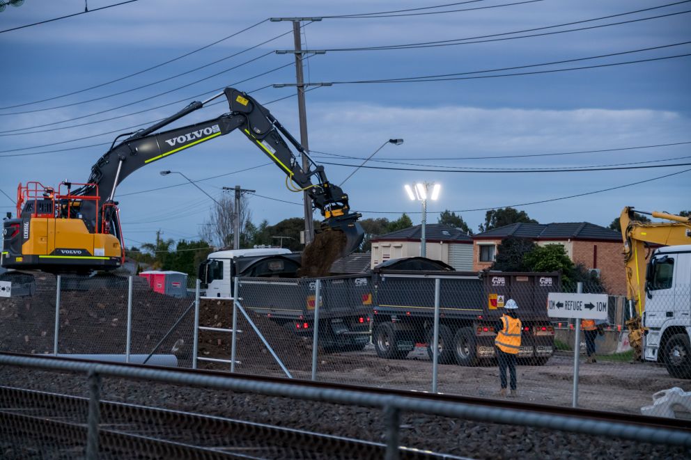 Earthworks at Keon Parade