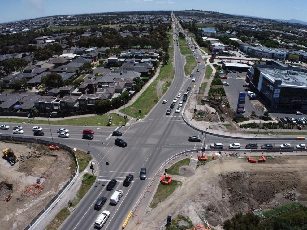 December 2022 - Preparation works on Craigieburn Rd Upgrade