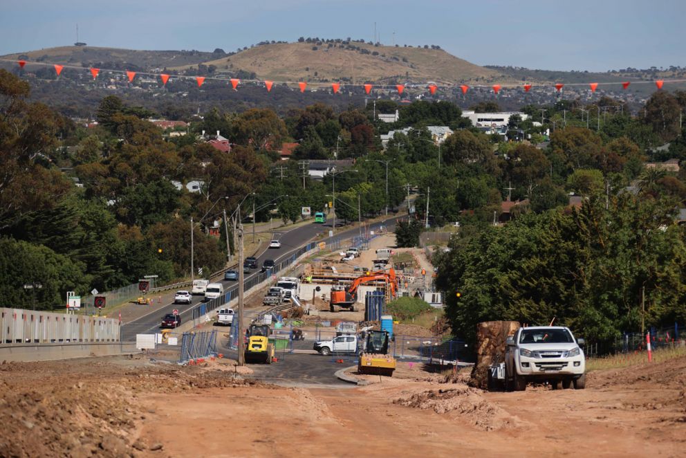 Construction of the bridge - Jan 23