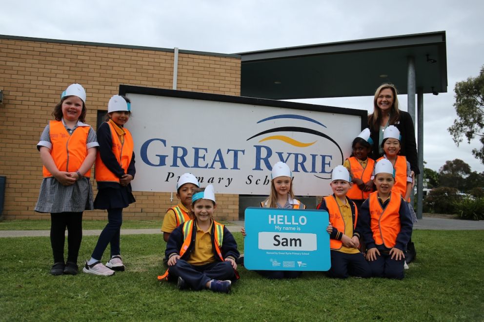 Local students at Great Ryrie Primary School