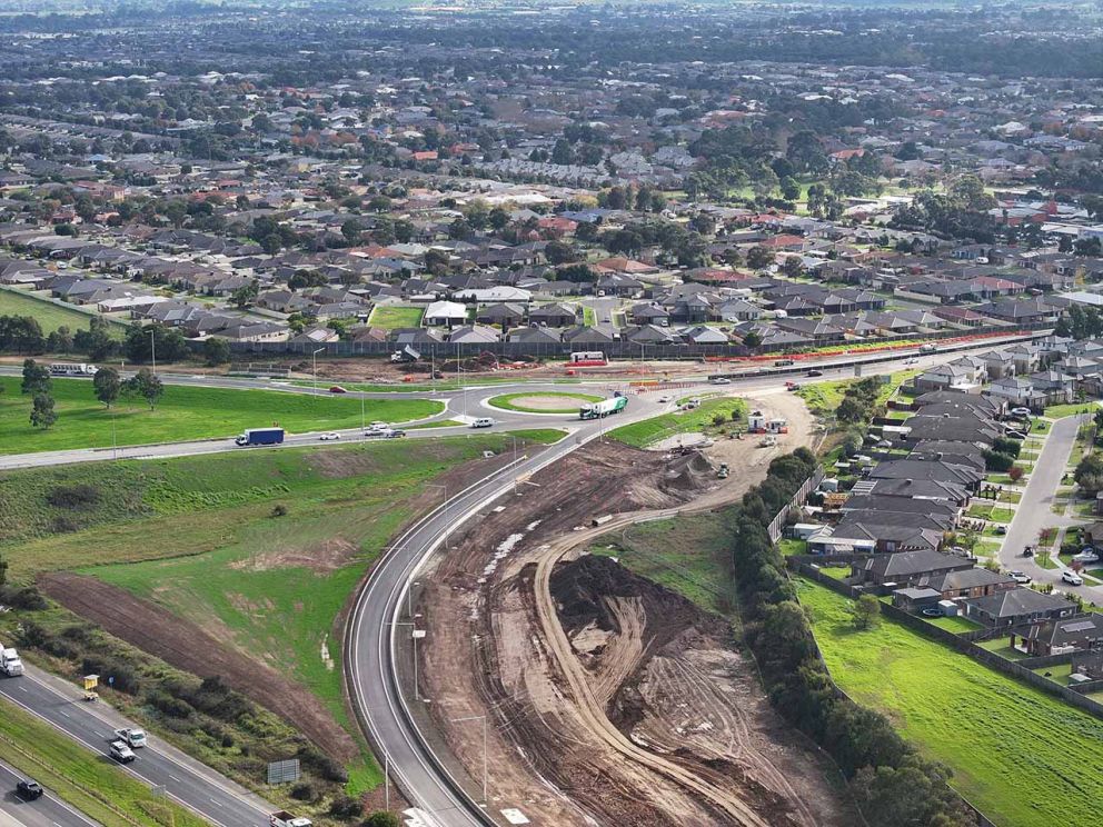 May 24 - We opened the new Princes Freeway entry ramp at McGregor Road