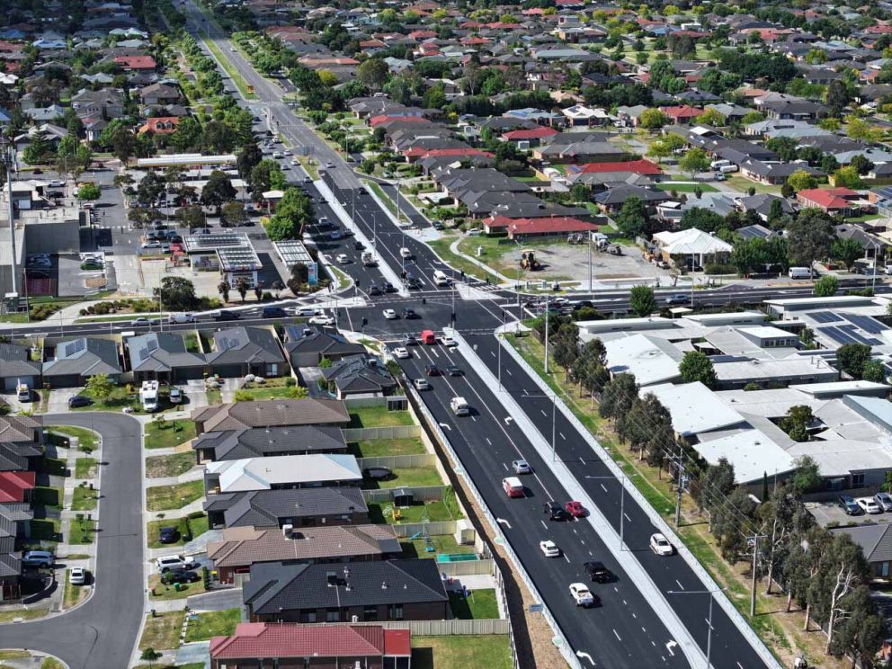 November 2024- The top layer of asphalt has been laid on McGregor Road