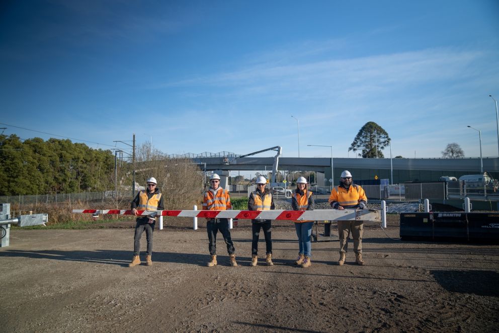 The boom gates in Beaconsfield are now a thing of the past