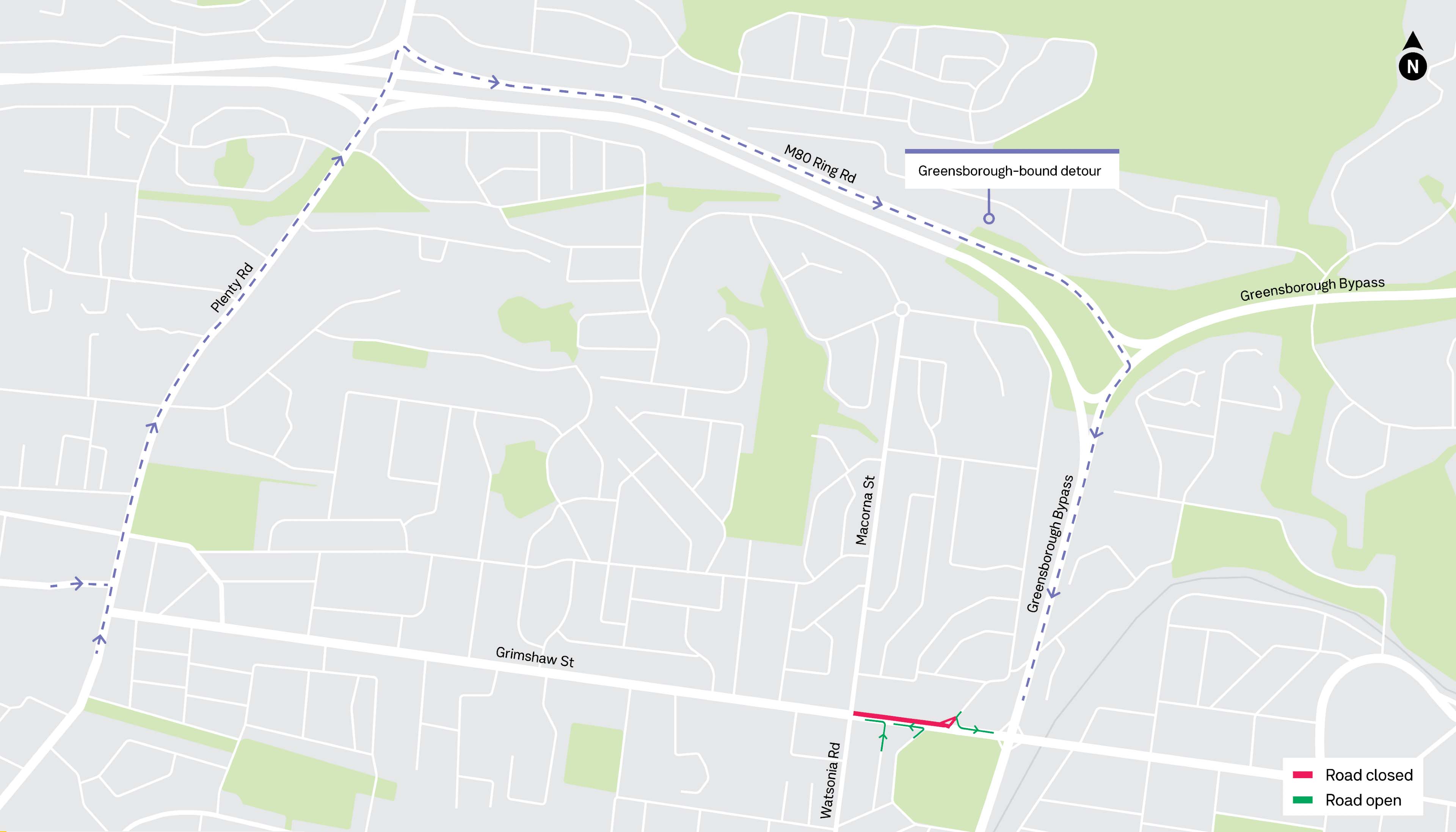 Weekend 4 daytime closures - Grimshaw Jul 2025