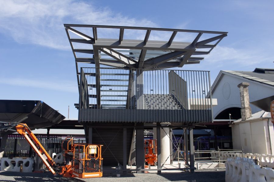 Ballarat Station stairwell works