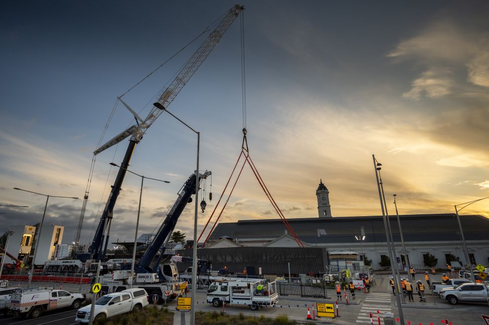 Ballarat Station overpass lift