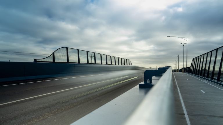 The Ferris Road bridge is now complete