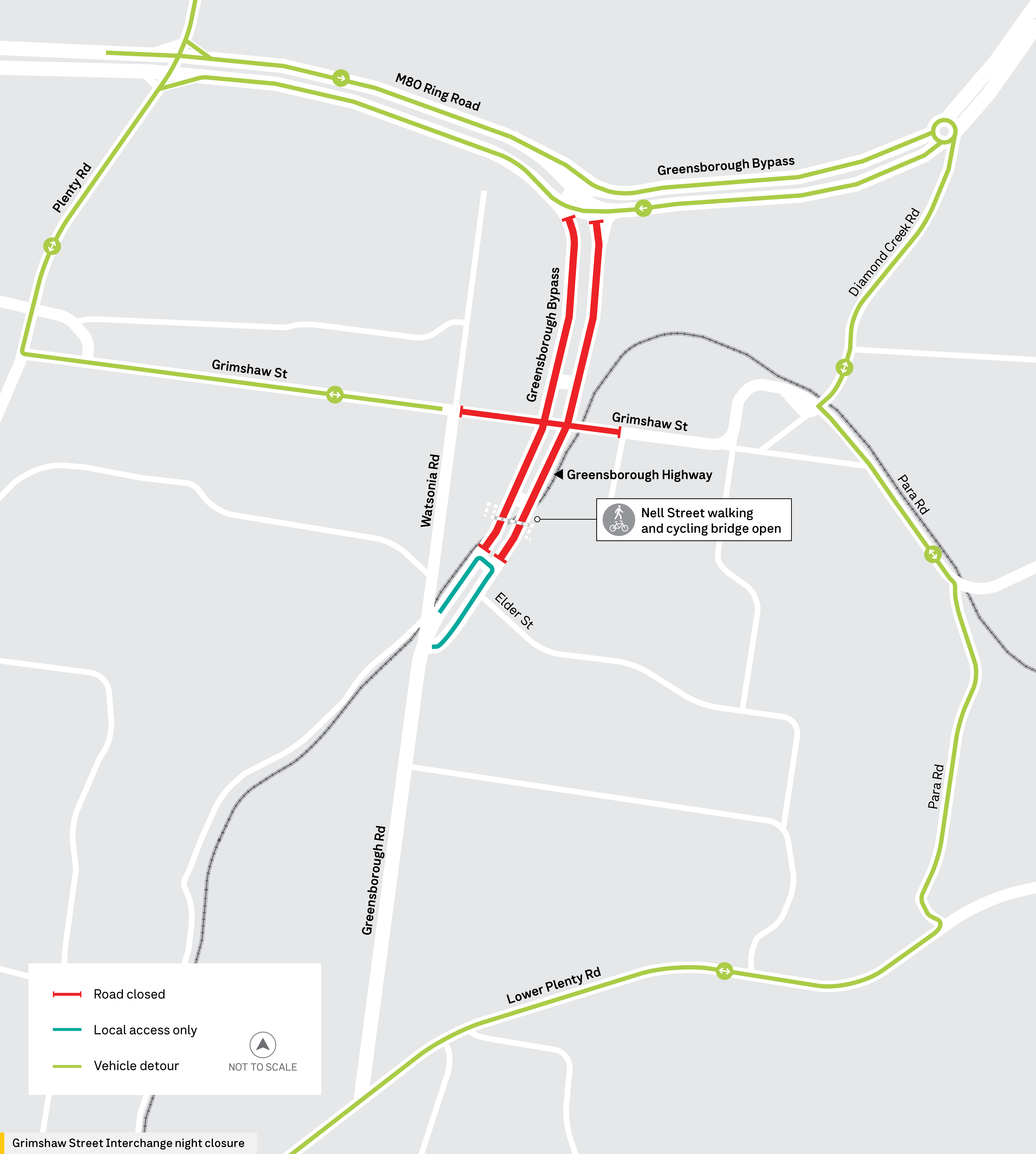 Detour map