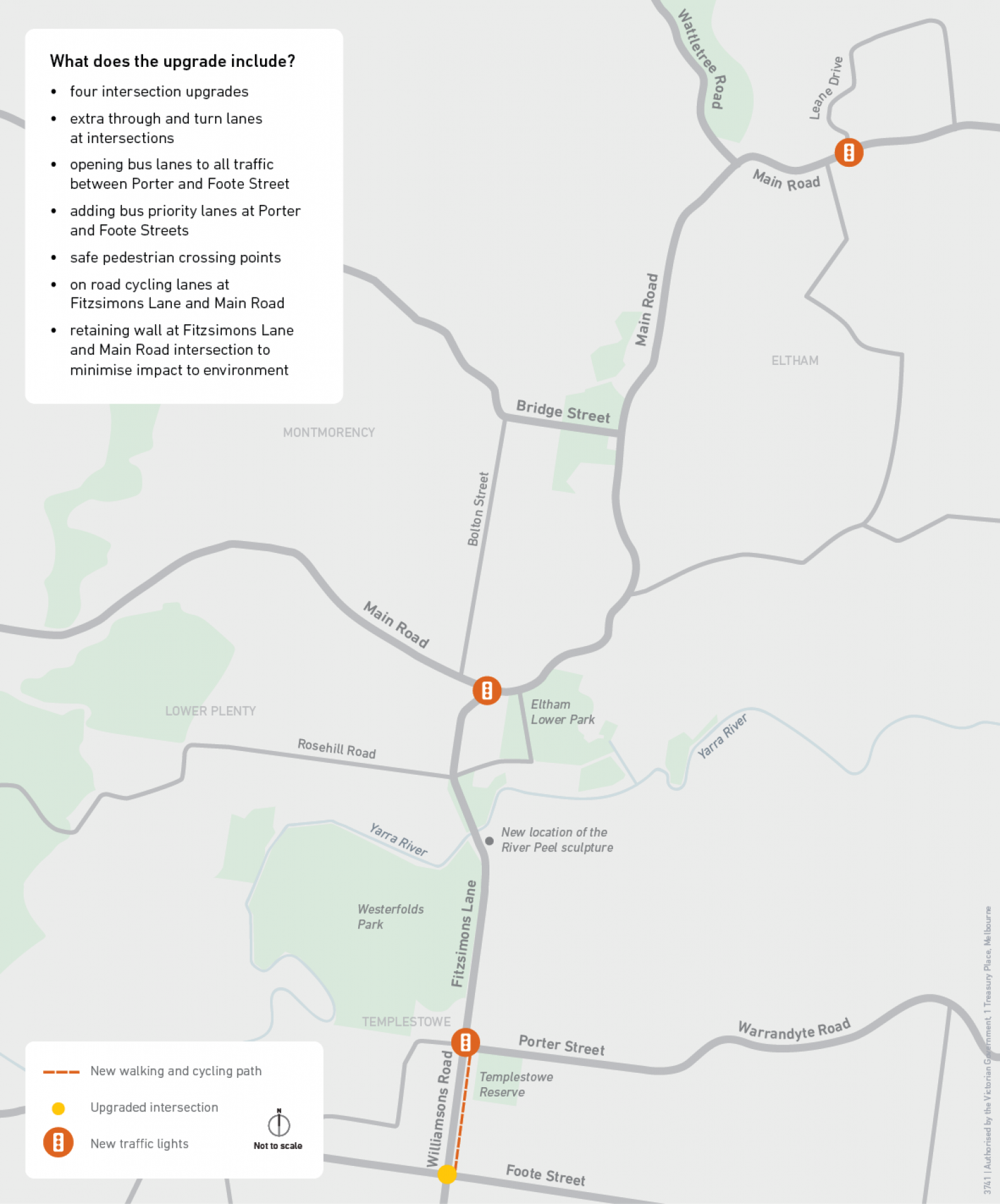 MRPV Fitzsimons Lane Project Overview map