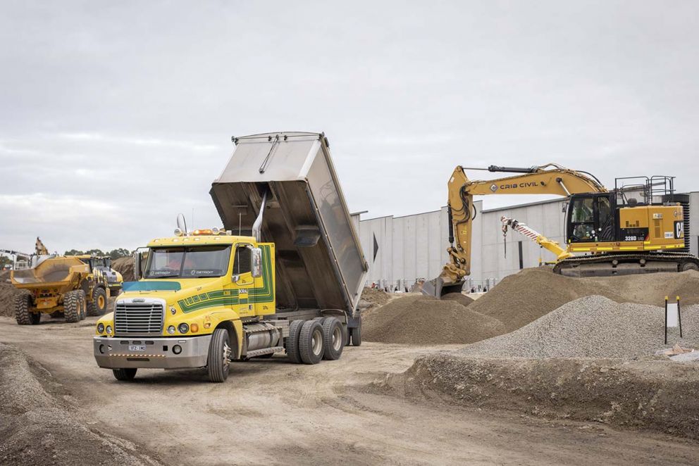 Stockpiling of Material (Remington Dr)