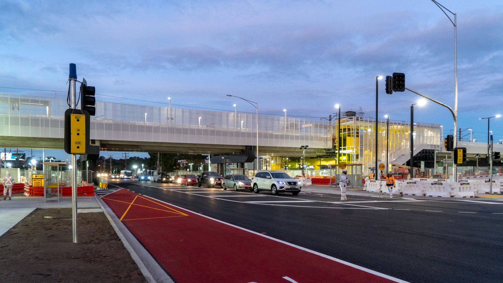 Brand new Hallam Station now open from Hallam Road.