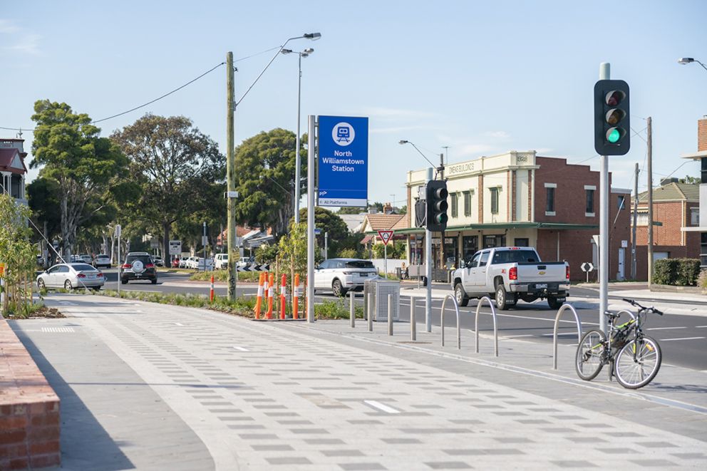 New four-metre-wide shared use path