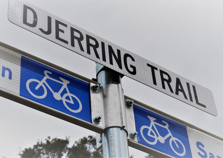 Djerring Trail sign