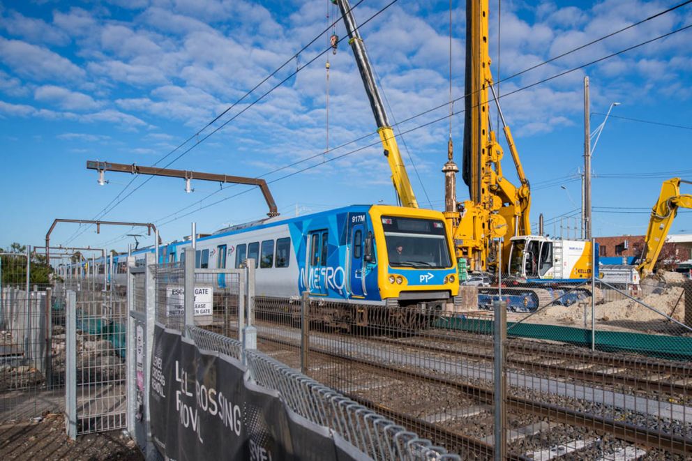 Piling Rig in action