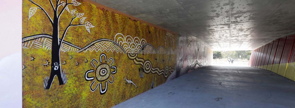 Aboriginal mural