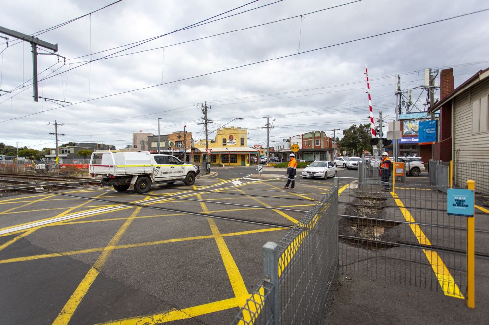 Parkers Road level crossing will be gone for good in 2024.