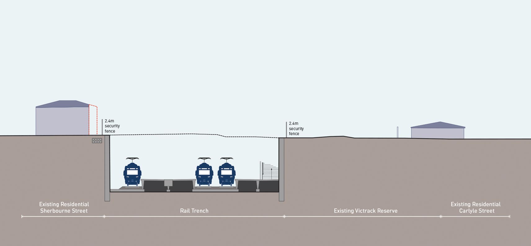 Buckley Street option 5 described above