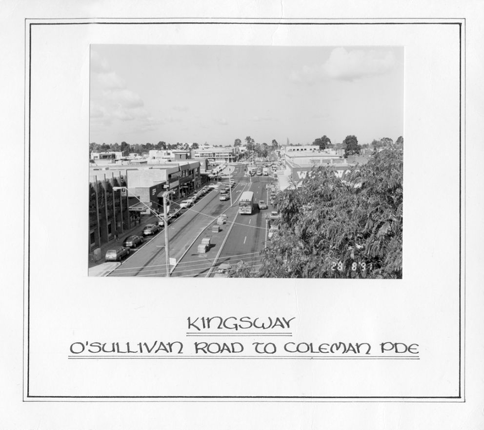 Kingsway, O'Sullivan Road to Coleman Parade, 1991
