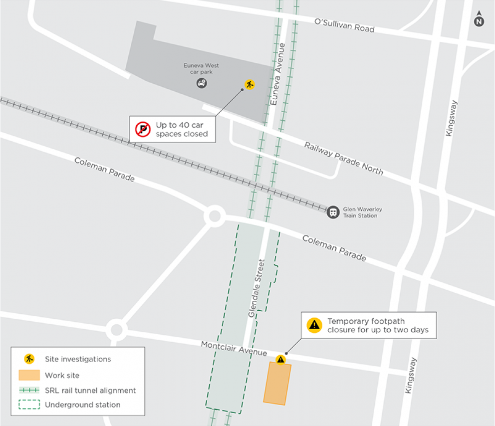 Glen Waverley September site investigation Victoria’s Big Build