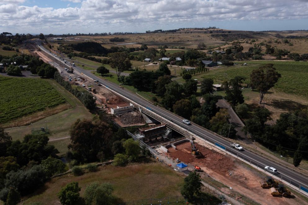 Construction of the bridge - Jan 23