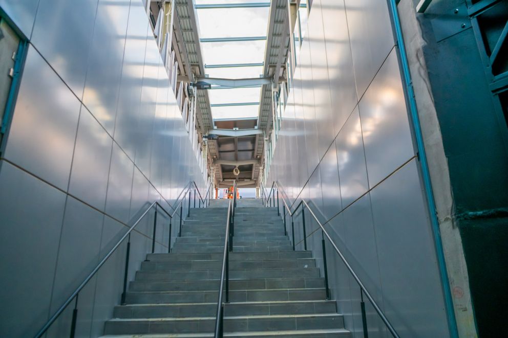 Staircase at East Pakenham Station